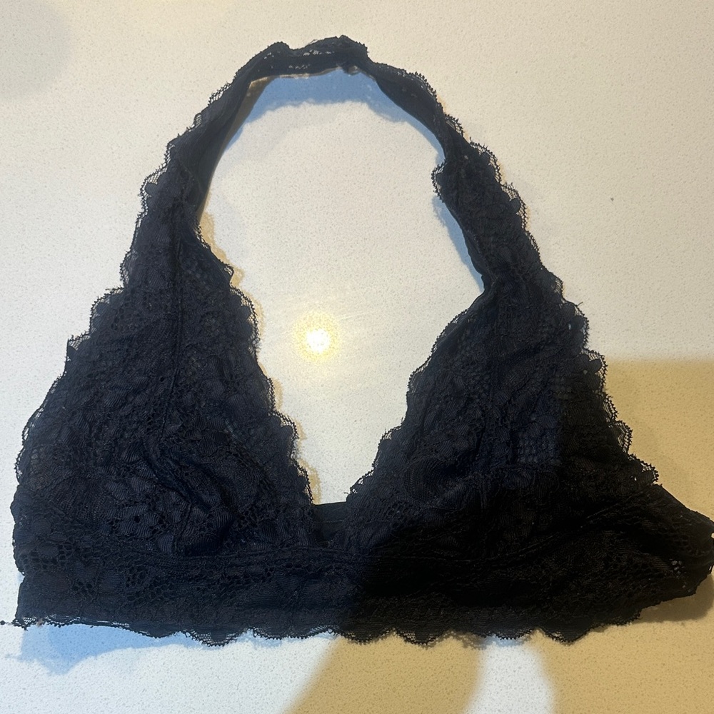 Black free people Lace Halter Bralette - Women Intimates